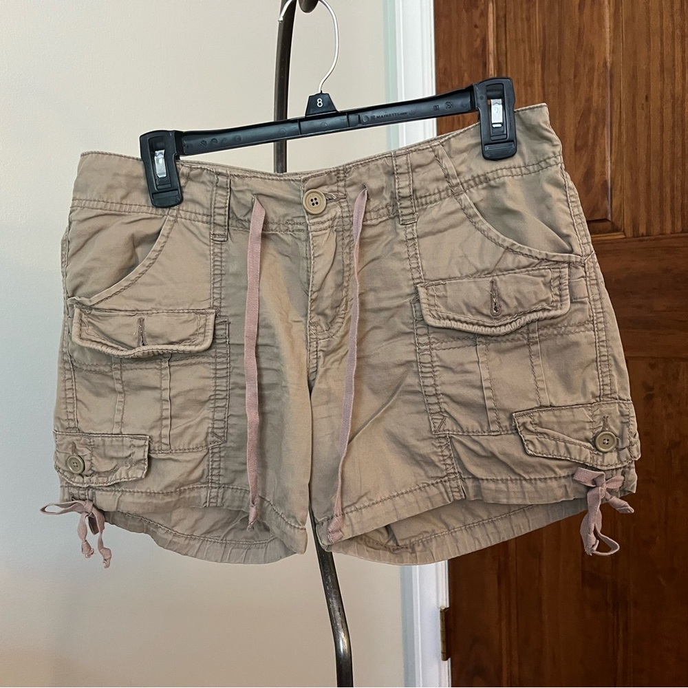 UNIONBAY Tan Cargo Shorts with Adjustable Waist